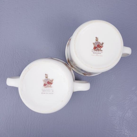 Royal Dalton Bunnykins Coffee Cups Lot 2 Coffee Mug, Beatrix Potter Peter Rabbit - Picture 7 of 11